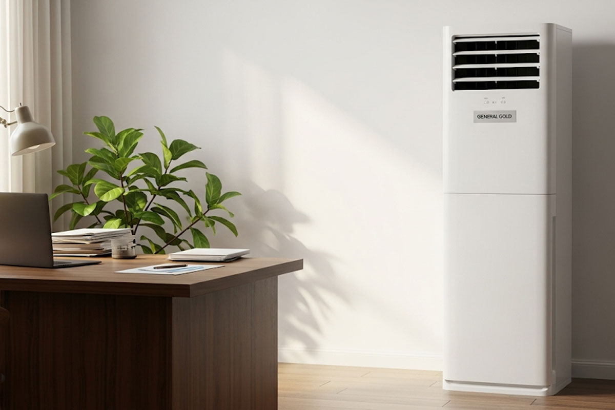 چرا خرید کولر گازی جنرال گلد ایستاده 36000 بیکس؟